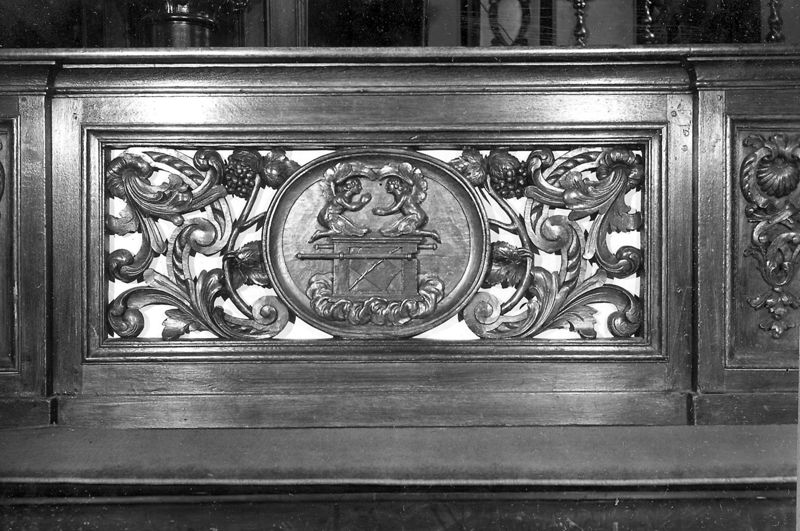 banc de communion / Kerk Sint-Antonius Abt[Moerbeke]