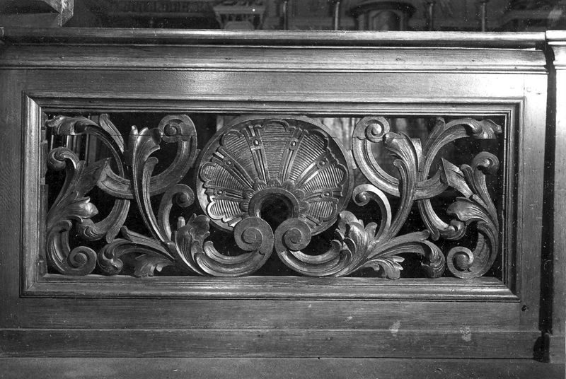 banc de communion / Kerk Sint-Antonius Abt[Moerbeke]