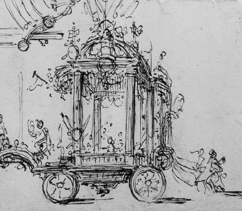 Voorstudie voor een praalwagen