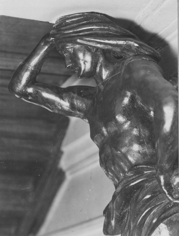 statue humaine / Hôtel de ville[Liège]