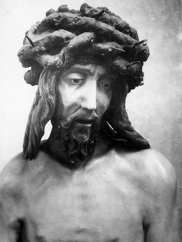 Christus op de koude steen
