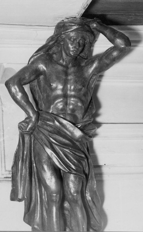 statue humaine / Hôtel de ville[Liège]