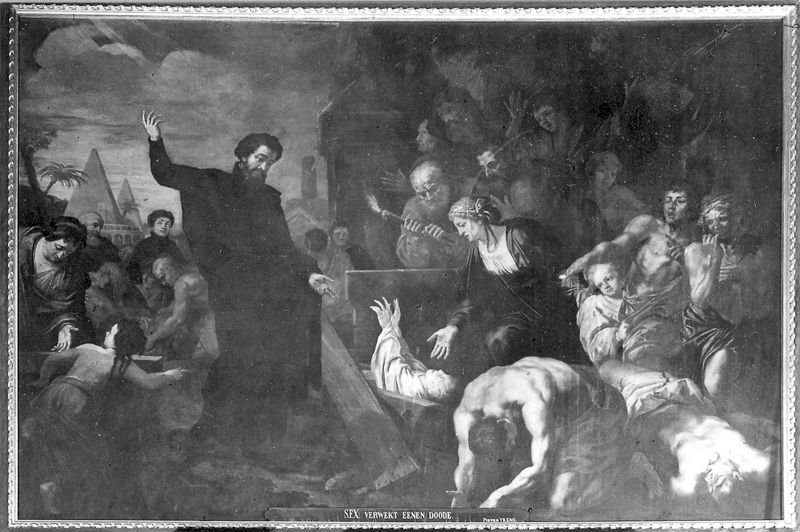 H. Franciscus Xaverius wekt een dode op