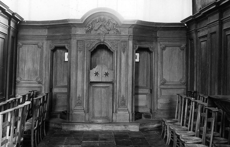 confessionnal / Kerk Sint-Ursmarus[Zegelsem]