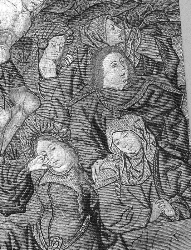 Kerstgewaad met Christus aan het kruis