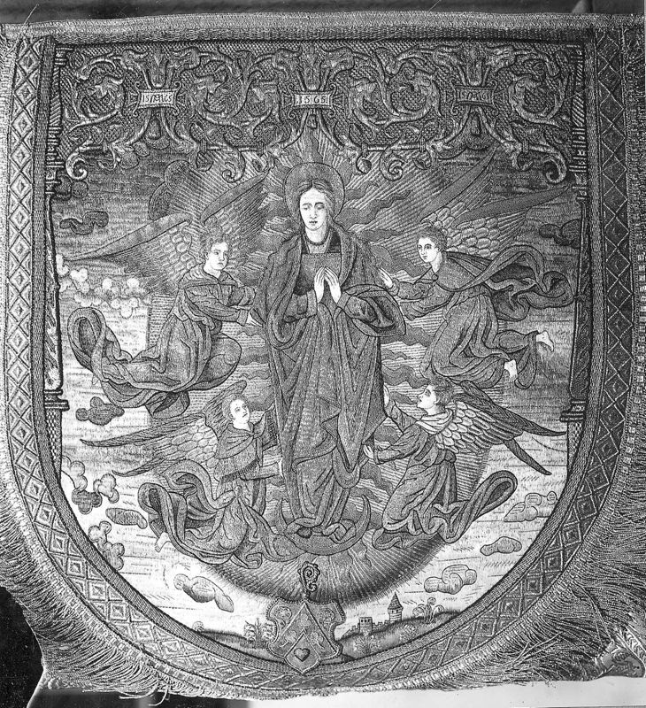 Kerstgewaad met de Hemelvaart van Maria