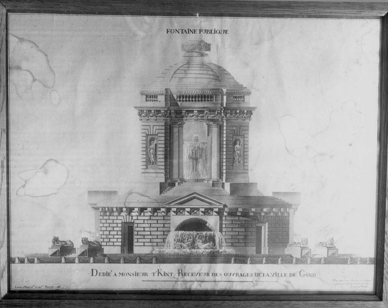 Ontwerp voor een "Fontaine publique"