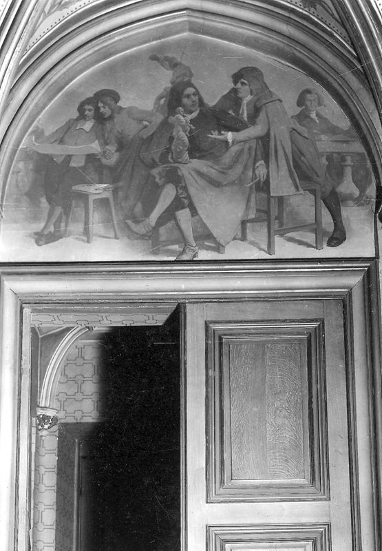 Portraits de Gérard Douffet, Jean Guillaume Carlier, Jean Del Cour, André Modeste Grétry