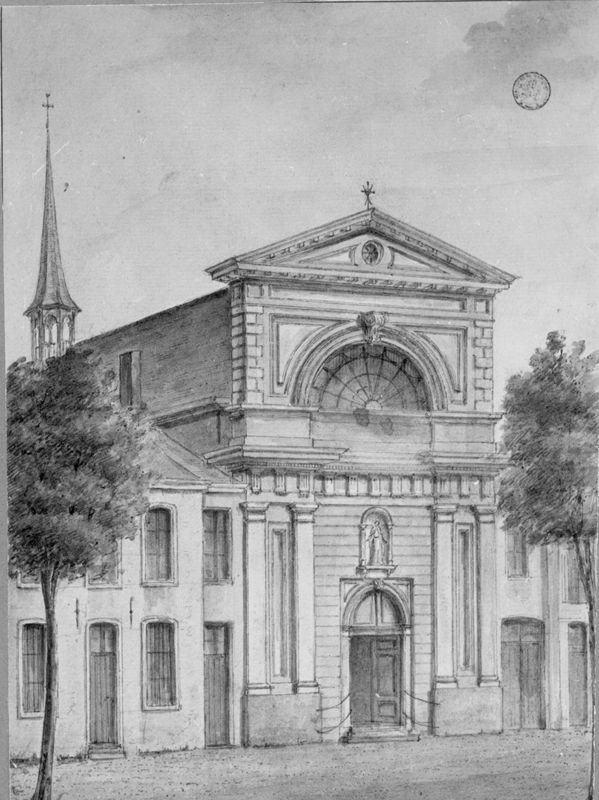 Kerkgevelzicht