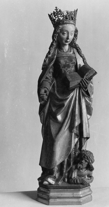 Klein Maria-retabel met heiligen