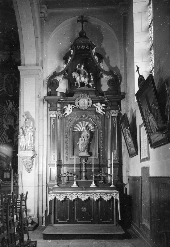autel latéral / Eglise Saint-Martin[Harveng]