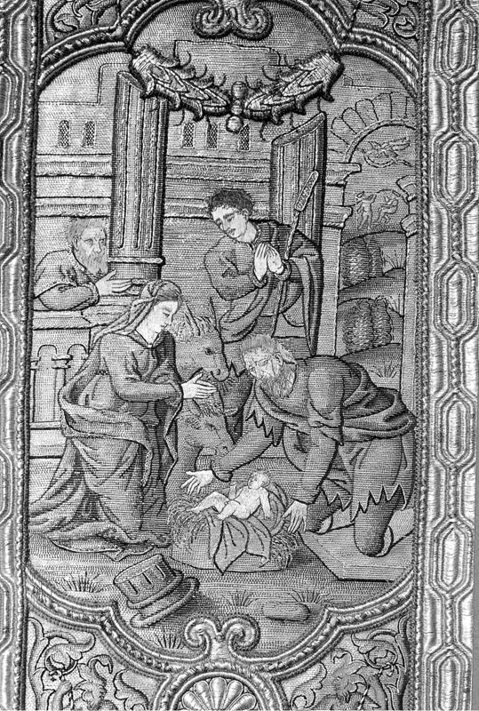 Kerstgewaad met Het leven van Maria
