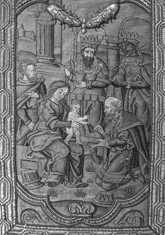 Kerstgewaad met Het leven van Maria
