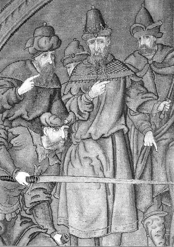 Kerstgewaad met de Gevangenneming van de H.  Mattheus