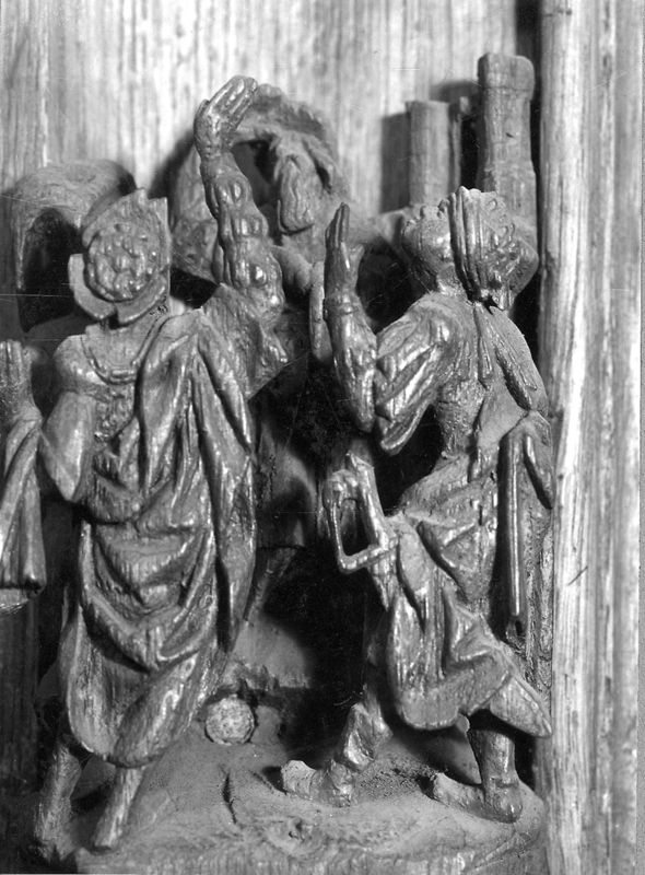 Retable de la Vie de la Vierge : Dormition, Assomption, Couronnement de la Vierge