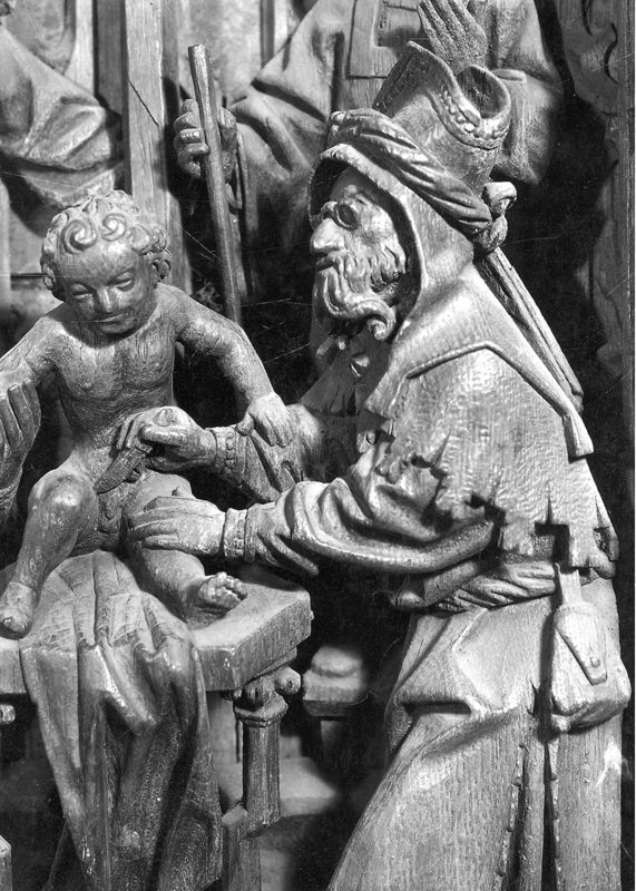 Retable de la Vie de la Vierge : Circoncision