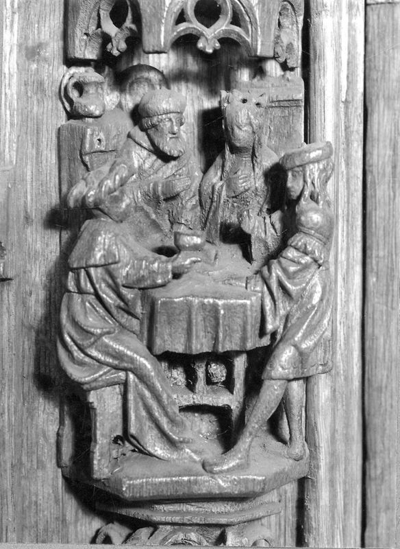 Retable de la Vie de la Vierge : Dormition, Assomption, Couronnement de la Vierge