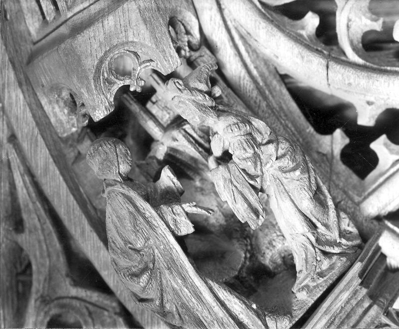 Retable de la Vie de la Vierge : Dormition, Assomption, Couronnement de la Vierge