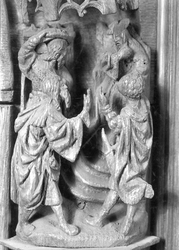 Retable de la Vie de la Vierge : Dormition, Assomption, Couronnement de la Vierge