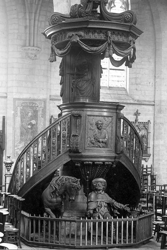 chaire de vérité / Église Saints-Pierre-et-Guidon[Anderlecht]