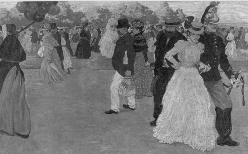 La promenade du dimanche à Saint-Cloud