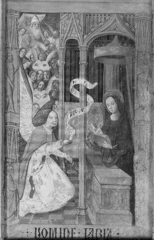 Boodschap (fragment uit een getijdenboek)