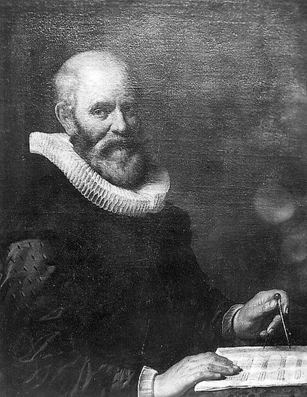 Portret van architect C. Danckerts