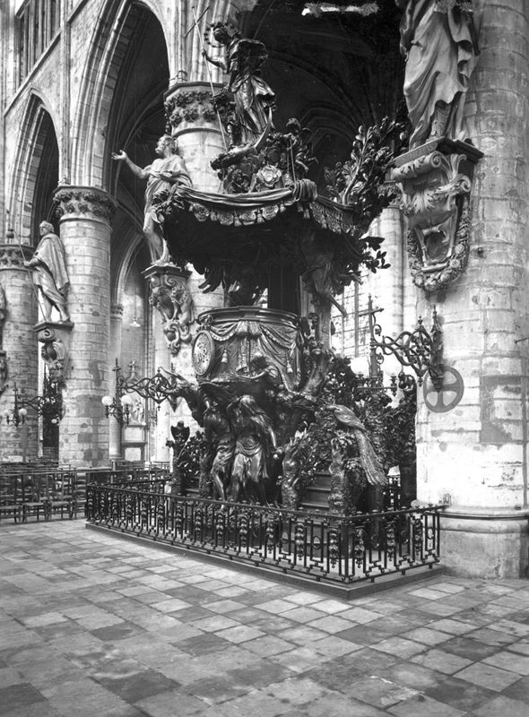 chaire de vérité / Cathédrale des Saints Michel et Gudule[Bruxelles]