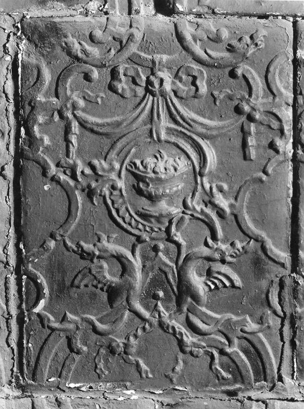 brique de foyer[cheminée] / Musée d'Ansembourg