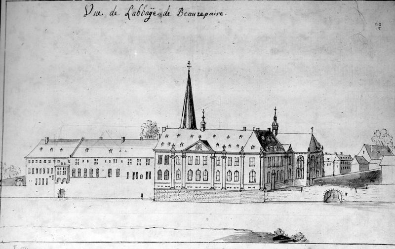Les délices du Pays de Liège et de la comté de Namur : l'abbaye de Beaurepart