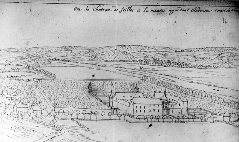 Les délices du Pays de Liège et de la comté de Namur : Seilles, le château