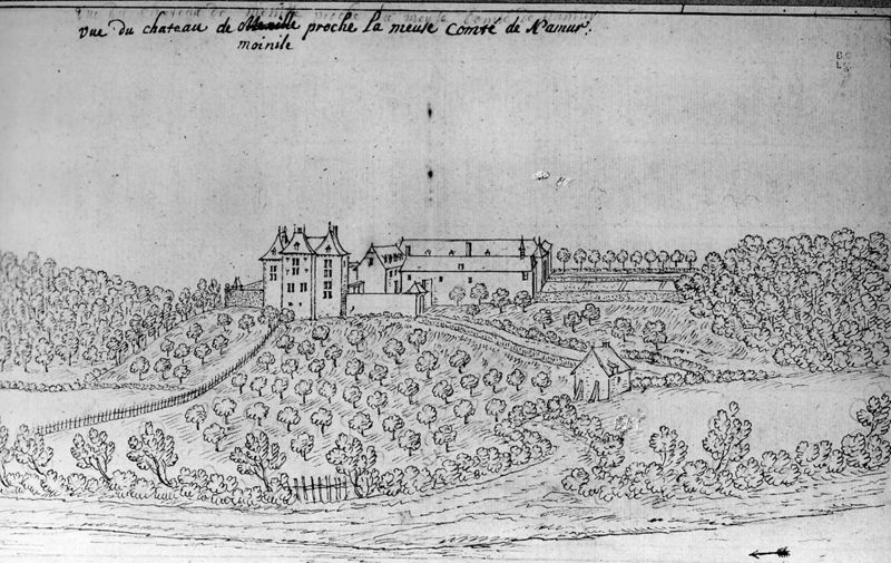 Les délices du Pays de Liège et de la comté de Namur : Maizeret, le château de Moisnil