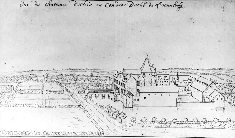 Les délices du Pays de Liège et de la comté de Namur : Clavier, le château d'Ochain