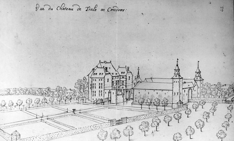 Les délices du Pays de Liège et de la comté de Namur : Soheit-Tinlot, le château de Tinlot