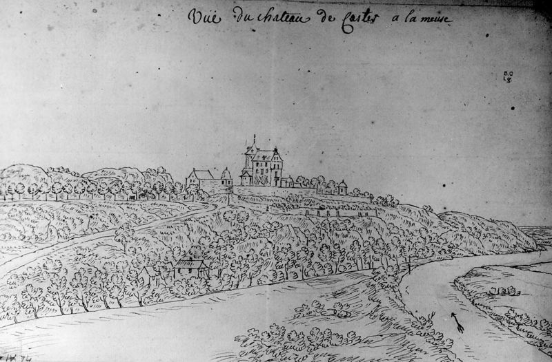 Les délices du Pays de Liège et de la comté de Namur : Lanaye, Château de Caster