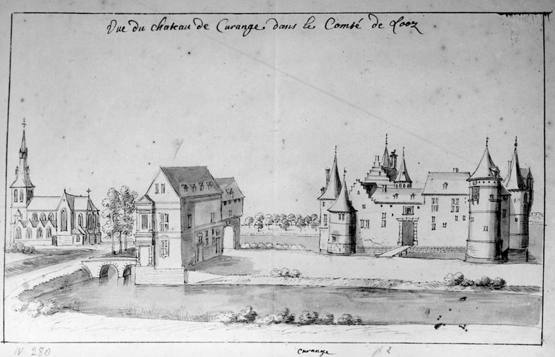 Les délices du Pays de Liège et de la comté de Namur : Kuringen, Château