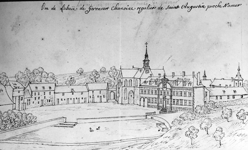 Les délices du Pays de Liège et de la comté de Namur : Jambes, abbaye dfe Géronsart (chanoines)
