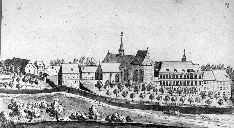 Les délices du Pays de Liège et de la comté de Namur : Liège, Abbaye de Robertmont (cisterciennes)