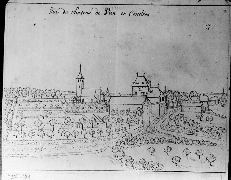Les délices du Pays de Liège et de la comté de Namur : Anthisnes, Château de Vien