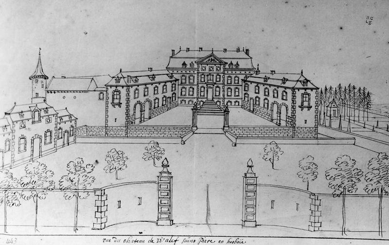 Les délices du Pays de Liège et de la comté de Namur : Les Waleffes, Château de Waleffe-Saint-Lambert