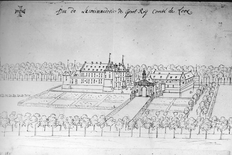 Les délices du Pays de Liège et de la comté de Namur : Gruitrode, Commanderie de l'ordre teutonique
