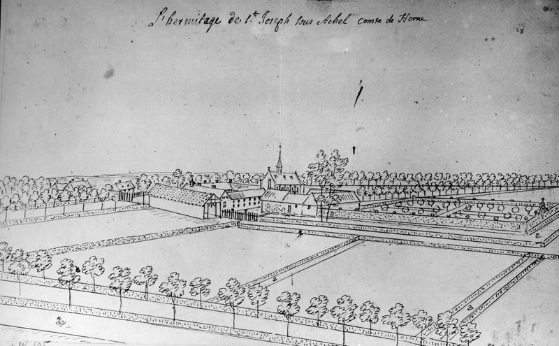 Les délices du Pays de Liège et de la comté de Namur : Achel, Ermitage de Saint-Joseph