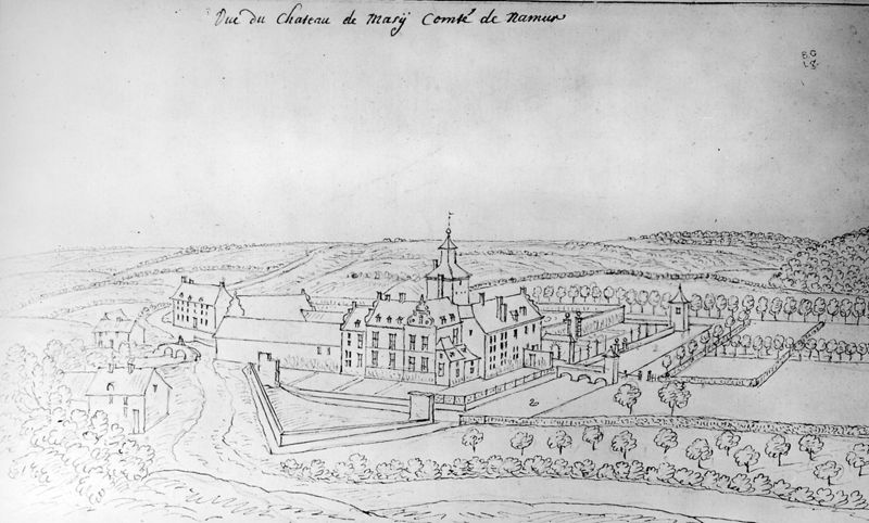 Les délices du Pays de Liège et de la comté de Namur : Mazy, Château