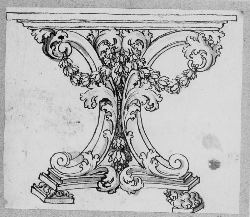 Console style Louis XIV