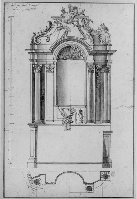 Projet d'autel rocaille