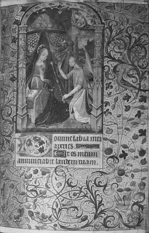 Getijdenboek met initialen E.S.L.V., gebruik van Parijs