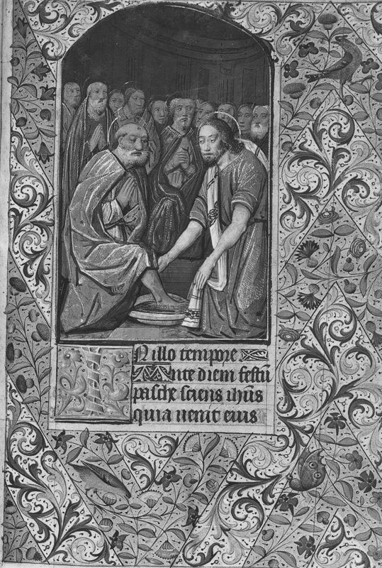 Getijdenboek met initialen E.S.L.V., gebruik van Parijs