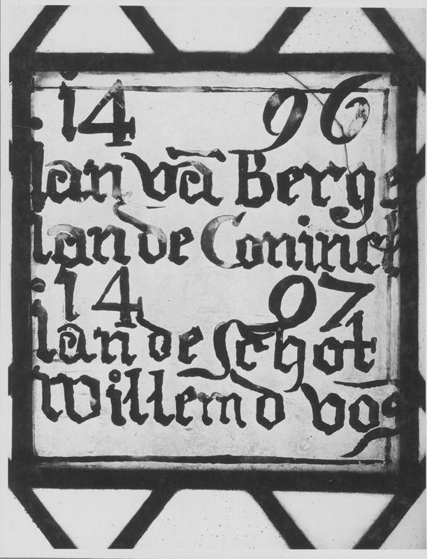met opschrift
