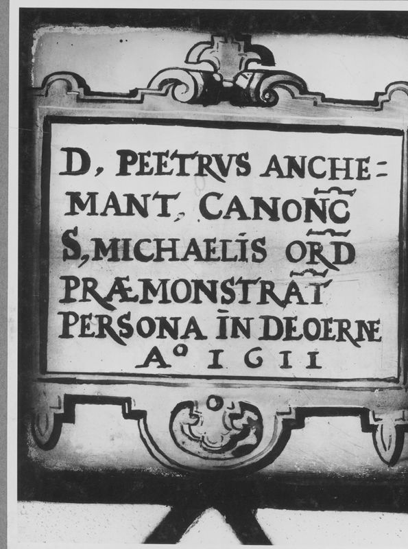 met opschrift : D.Petrus anchemant canonc......