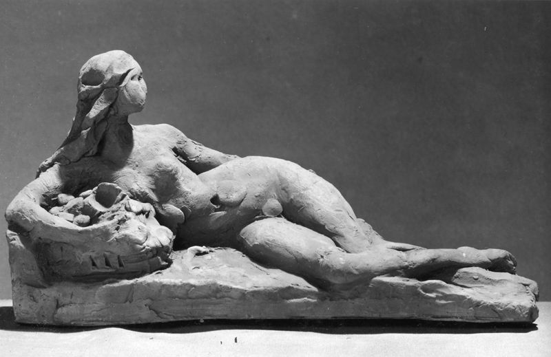 Projet de femme couchée